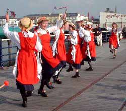 Dancing on the pier